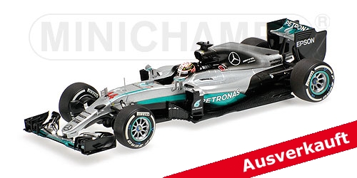 Minichamps 1:43 Mercedes AMG Petronas Formula One Team F1 Ha 