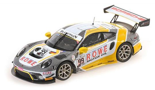 Minichamps 1:43 PORSCHE 911 GT3 R (991.2) - ROWE RACING - OLSEN/CAMPBELL/WERNER 