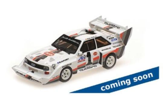 Minichamps 1:43 Audi Sport Quattro S1 WALTER RÖHRL – WINNER 