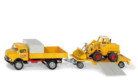 Siku 1:50 LKW MB Mercedes-Benz 710 mit Kramer 411 Radlader B 