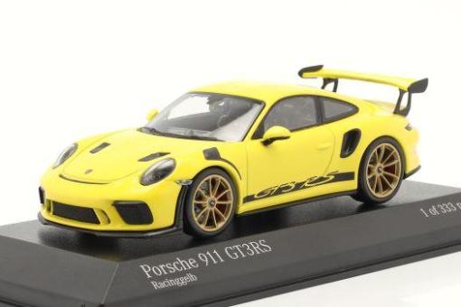Minichamps 1:43 Porsche 991 II GT3 RS 2018 - racing yellow / 