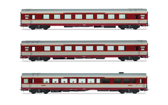 Jouef 3-teiliges Set Gran Confort-Wagen TEE Le Kléber SNCF, 