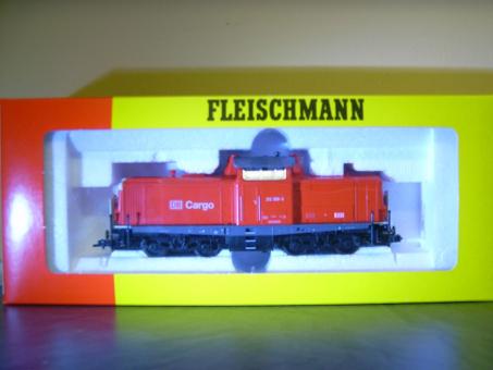 Fleischmann Diesellok der DB AG (DB-Cargo) in rot 