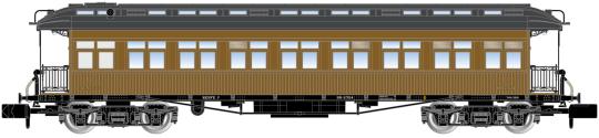 Arnold Reisezugwagen COSTA, 2. Klasse, Oberlichter, RENFE, Ep. III-IV 4228_HN 