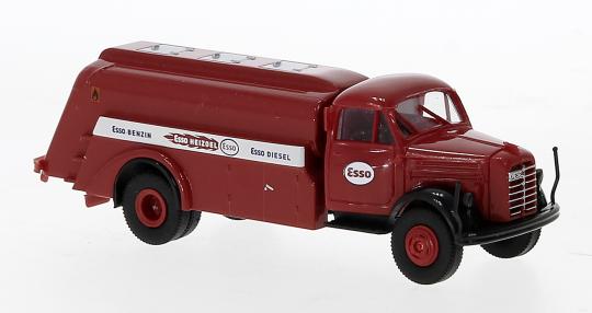 Brekina Borgward B 4500 Tankwagen rot, 1951, Esso 43028 