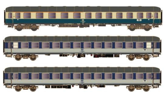Hobbytrain 3-tlg. D1248 Dolomiten-Express I - DB, Ep.IV - 1x 