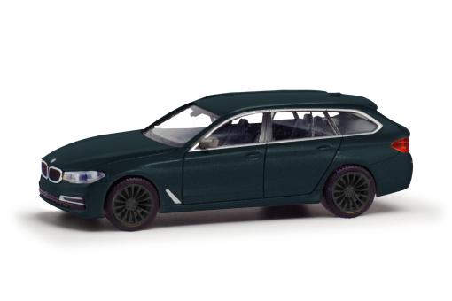 Herpa PKW  BMW 5er Touring, oxfordgrün II 430708 