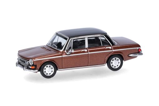 Herpa PKW Simca 1301 Spezial, kupfermetallic/schwarz 430746 