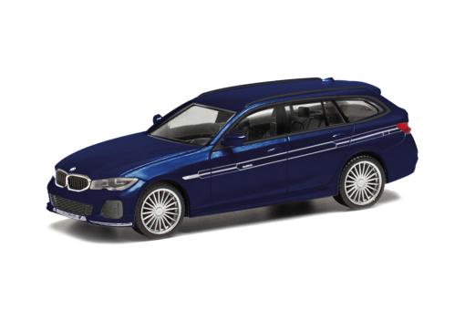 Herpa PKW BMW Alpina B3 Touring, tansanitblau 