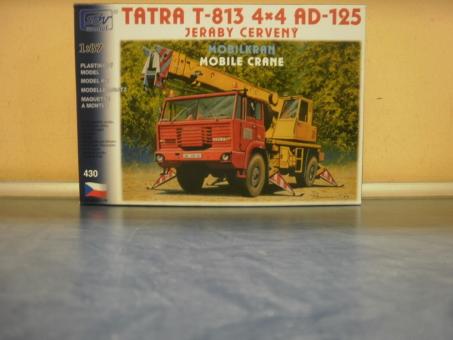 SDV Bausatz Tatra T-813 4x4 AD-125 Mobilkran rot 