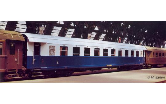 Rivarossi 4teiliges Set Treno Azzurro, 2x Az, 2x Bz Typ 46, Ep. IIIb, FS 4324_HR 