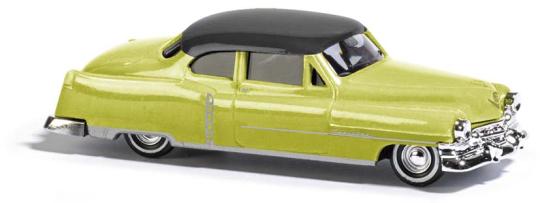 Busch PKW Cadillac`52 zweifarbig Gelb 