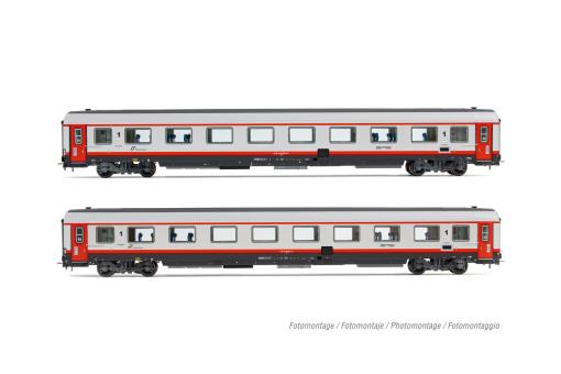 Rivarossi 2-tlg. Set 1. Klasse Reisezugwagen Gran Confort Progetto 901,FS Frecci 