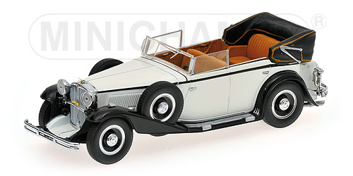 Minichamps 1:43 Maybach Zeppelin - white with black 