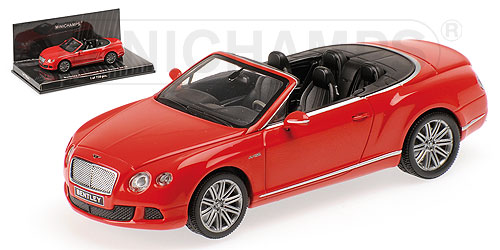 Minichamps 1:43 Bentley Continental GT Speed Convertible 2012 - st. james red 