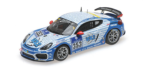 Minichamps 1:43 PORSCHE CAYMAN GT4 CLUBSPORT - KEILWERTH/WAW 