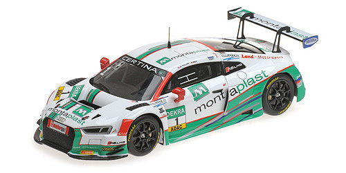 Minichamps 1:43 AUDI R8 LMS - MONTAPLAST BY LAND MOTORSPORT - DE PHILLIPPI/MIES 