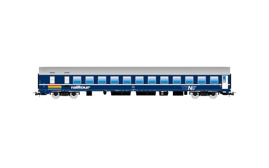 Rivarossi Schlafwagen MU \'73 in TEN-Lackierung, FS-Logo + Railtour-Logo, Ep. IV 