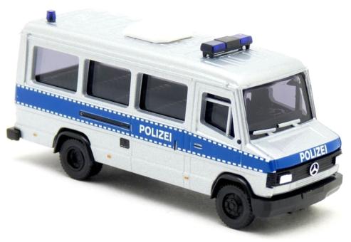 Busch Mercedes 507 Polizei silber/ blau 44300-109 
