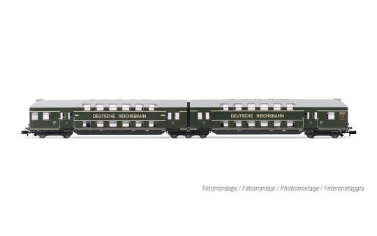 Arnold 2-teiliger Doppelstockwagen DEUTSCHE REICHSBAHN,DR Ep. III HN4470 