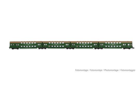 Arnold 4-teiliger Doppelstockwagen DR, Ep. IV HN4472 