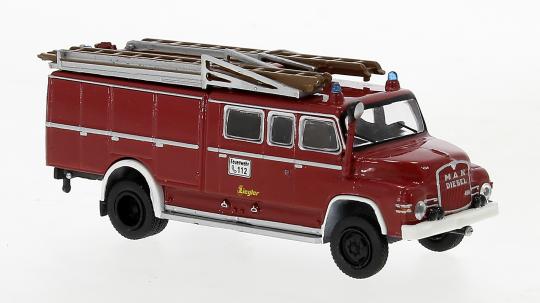 Brekina Feuerwehr MAN 450 HA LF 16 rot, weiss, 1965,  45101 