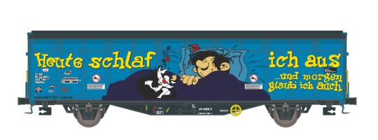 Hobbytrain Schiebewandwagen Hbbillns SBB, Ep.VI, Graffiti-Serie (1) 45103 