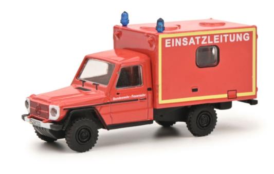 Schuco 1:87 MB G Feuerwehr rot  452668700 