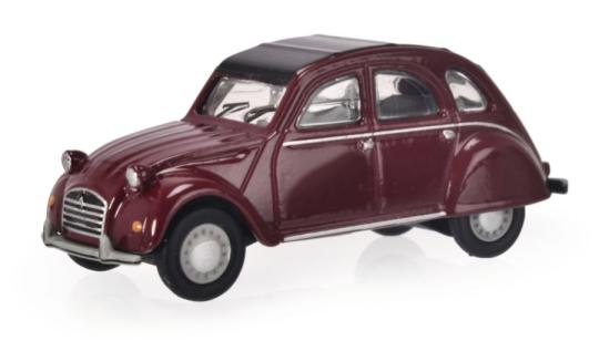 Schuco 1:87 Citroën 2 CV rot 