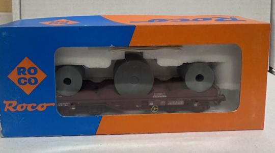 Roco Flachwagen mit Stahlcoils SNCF 46304 