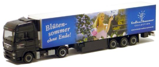 Herpa LKW MAN TG-X XXL Aerop. Kühl-KSZ Schockemöhle Blütenso 