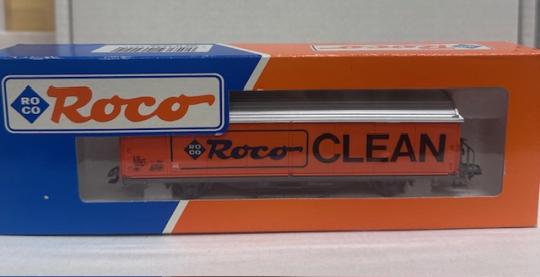 Roco Schienenreinigungswagen Roco Clean rot 46400 