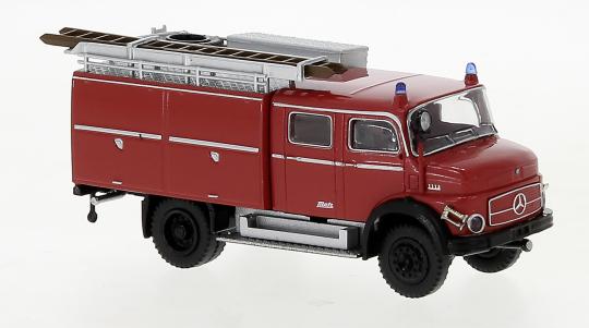 Brekina Feuerwehr MB L1113 TLF rot/weiß in früher Farbgebung 