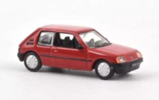 NOREV 1:87 Peugeot 205 XR (1985) - red 