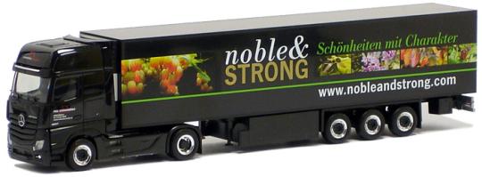 Herpa LKW MB Actros 11 Giga Kühl-KSZ Schockemöhle Nobel & St 