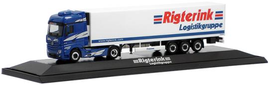 Herpa LKW MB Actros 11 Bigspace Kühl-KSz Rigterink 