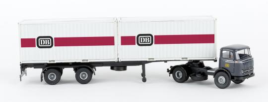 Brekina LKW Mercedes LPS 338 2C20-SZ 1960 DB 