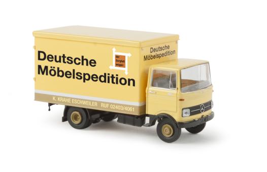 Brekina LKW MB LP 608 Koffer K. Krahe DMS Eschweiler 48 