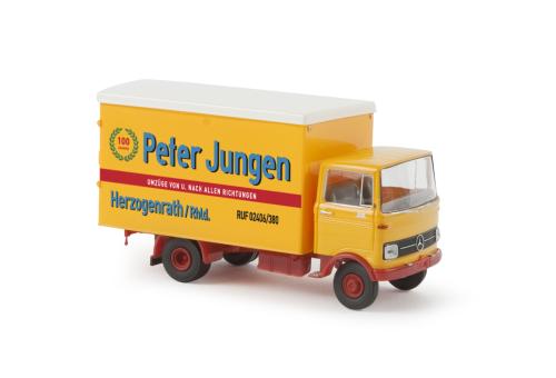 Brekina LKW MB LP 608 Koffer Peter Jungen Herzogenrath 