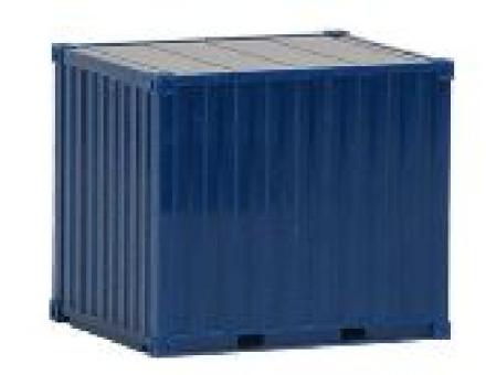 Herpa SZ 10 ft. Container gerippt blau 