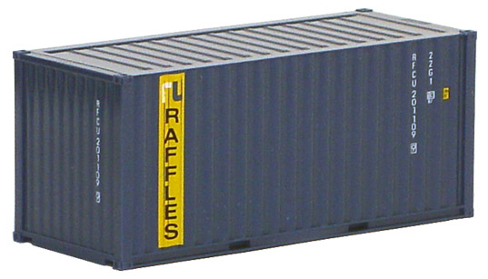 AWM SZ 20 ft Container gerippt Raffles 
