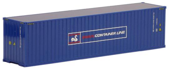 AWM SZ 40 ft Highcube Container Swan Cont Line 