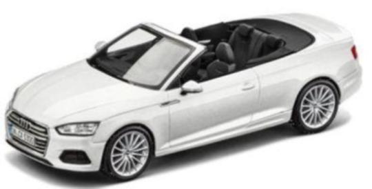 SPARK PKW 1:43 Audi A5 Cabriolet 2017 - tofana white 