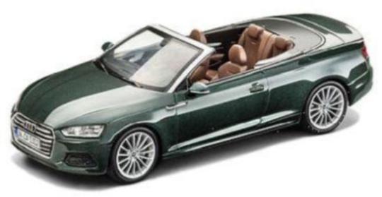 SPARK PKW 1:43 Audi A5 Cabriolet 2017 - gotland green 