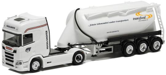 Herpa LKW Scania CR 20 HD Aerop. Eutersilo-SZ Hugelshofer (CH) 