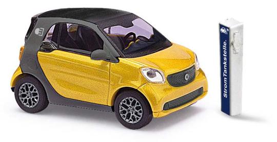 Busch Smart Fortwo Electric gold 50724 