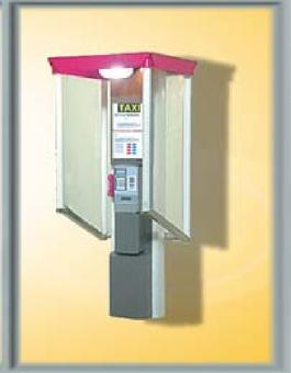 Viessmann Telefonzelle, Telekom offen, beleuchtet 