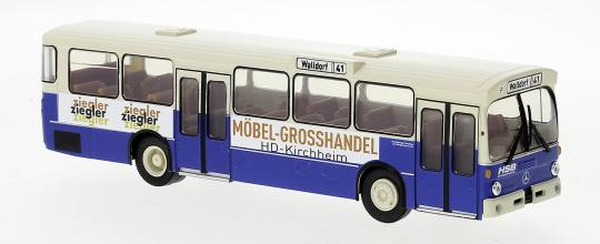 Brekina Stadtbus MB O 305 Möbel-Ziegler aus Heidelberg 