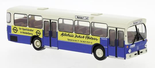 Brekina Stadtbus MB O 305 Opel Pfotzer aus Heidelberg 50801 