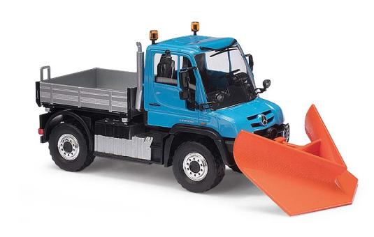 Busch LKW Unimog U 430 mit Spitzpflug 